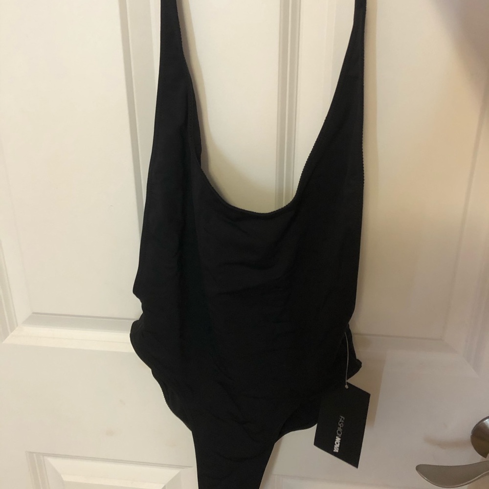 Black high cut swimsuit! NWT!